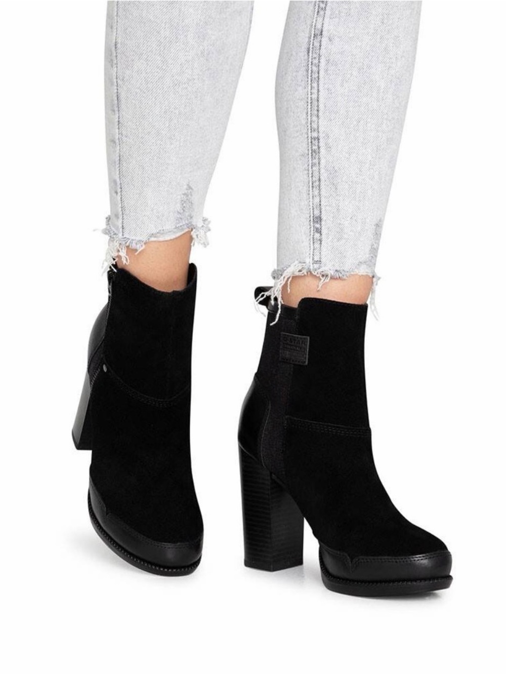 G Star Raw Labour Zip boots Cow Suede /Textile Size EU 38